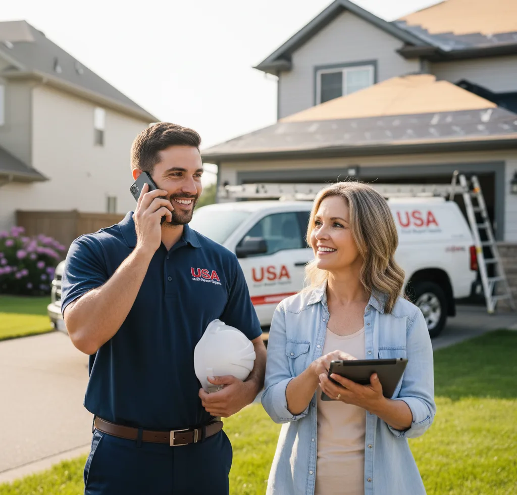 USA Roof Repair Experts customer support in Mattawan
